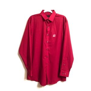 Red Button Down Shirt sz L